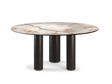 Round ceramic table ROLL KERAMIK Cattelan Italia
