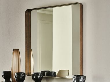 Square wall-mounted framed mirror WISH S Cattelan Italia