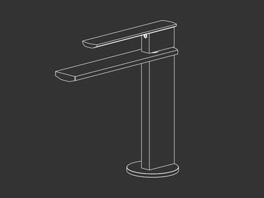 Ceadesign, AYLA 20 Miscelatore per lavabo idroprogressivo da piano monoforo in acciaio inox