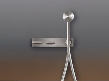 Gruppo 2 miscelatori progressivi a parete per vasca/doccia BAR 33 Y Ceadesign