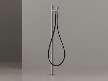 Stainless steel handshower with bracket CARTESIO 162 Ceadesign