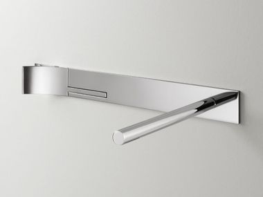 Wall-mounted stainless steel kitchen mixer tap with diverter CUT PLUS 95 Ceadesign