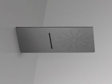 Rechteckige Kopfbrause aus Edelstahl zur Wandmontage FREE IDEAS 294 Ceadesign