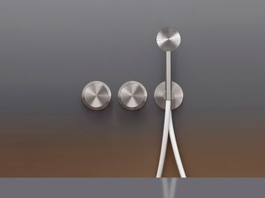 3 hole thermostatic stainless steel bathtub / shower mixer with hand shower GIO 11 Ceadesign