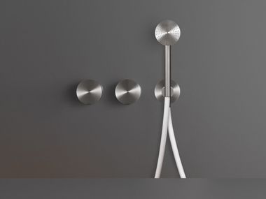 Wall mounted 2 mixers set bathtub/shower with hand shower GIOTTO PLUS 93 Ceadesign