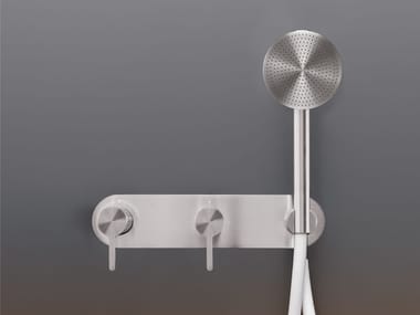 Ceadesign, INNOVO 140H Miscelatore per doccia monocomando termostatico in acciaio inox con doccetta