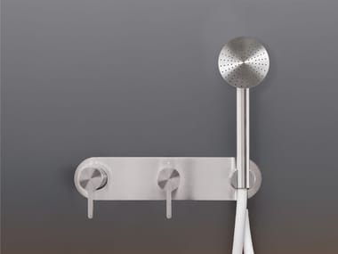 Ceadesign, INNOVO 140Y Miscelatore per doccia termostatico monocomando in acciaio inox con doccetta