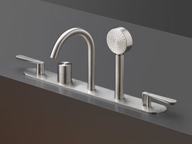 Gruppo miscelatore termostatico bordo vasca con doccetta LUTEZIA 95 Ceadesign