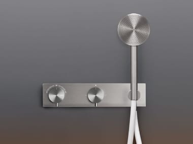 Ceadesign, MILO360 161H Miscelatore per doccia termostatico a 3 fori in acciaio inox con doccetta