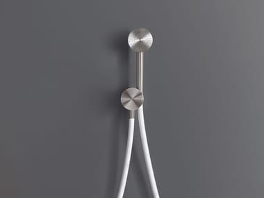 Doccetta a muro in acciaio inox con supporto OPUS 60Y Ceadesign