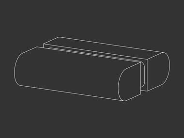 Pomolo per box doccia in acciaio inox SIXTY 112 Ceadesign