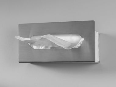 Stainless steel bathroom wall shelf STEM 26 Ceadesign