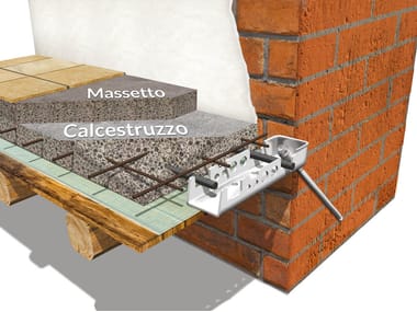 Laterlite, CENTROSTORICO CONNETTORE PERIMETRALE Connettore perimetrale antisismico