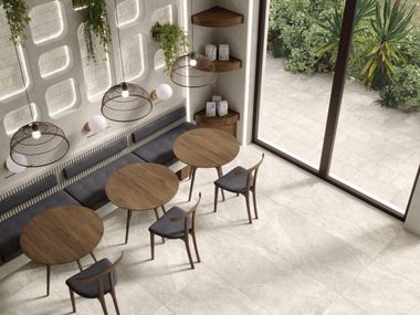 Glazed porcelain stoneware wall/floor tiles with stone effect ELYSIUM Ceramica Euro