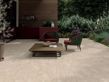 Glazed porcelain stoneware wall/floor tiles with stone effect PATH Ceramica Euro