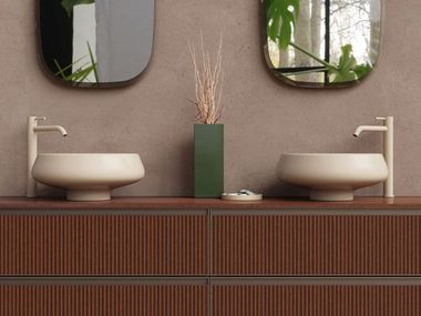 Countertop single ceramic washbasin HASU Ceramica Flaminia