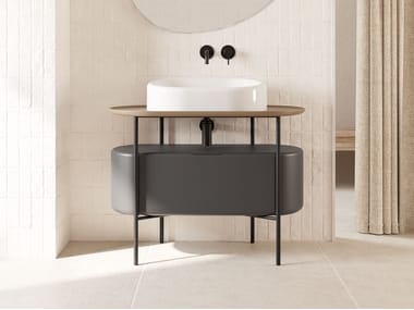 Ceramica Globo, BOB Mobile lavabo da terra con cassetti