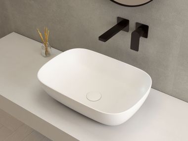 Single countertop ceramic washbasin LE CIOTOLE - B6R53 Ceramica Globo