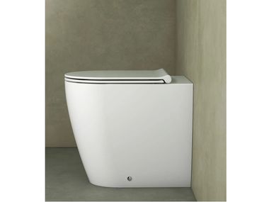 Sanita de cerâmica de chão sem rebordo MODE - ME001 Ceramica Globo