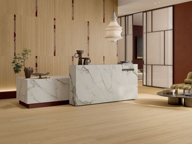 Revestimiento de pared/suelo de gres porcelánico imitación madera OKU Ceramica Rondine