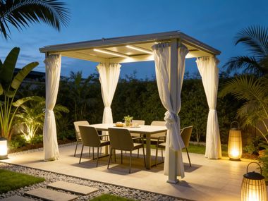 Pergola indépendante en aluminium QINGRUOLI Q3 AIRMEGA