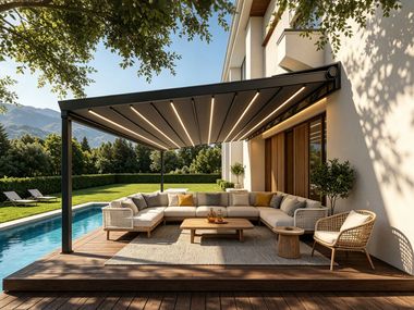 Pergola motorisée murale HEYSTAR AIRMEGA