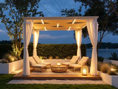 Pergola indépendante en aluminium QINGRUOLI Q2 AIRMEGA