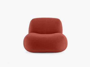 Fauteuil en tissu sans accoudoirs PUKKA Cinna