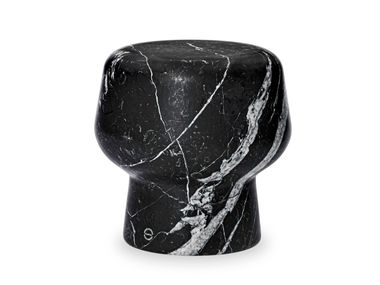 Tavolino da giardino / sgabello da giardino in marmo Nero Marquina CORKER NO. 1 ClassiCon