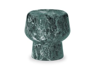 Sgabello da giardino / tavolino da giardino in marmo Guatemala Verde CORKER NO. 1 ClassiCon
