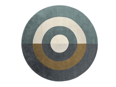 Tappeto rotondo in lana L'ART NOIR ClassiCon