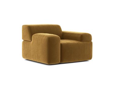 Fabric armchair SOFT STONE SOFA ClassiCon