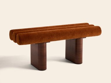 Fabric bench POMPIDOU COGNAC Clovi Paris
