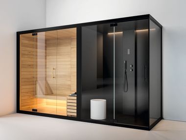 Sauna mit Dusche ESSENZA SAUNA + HAMMAM Colacril
