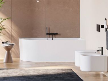 Hydromassage freestanding acrylic bathtub MILANO Colacril