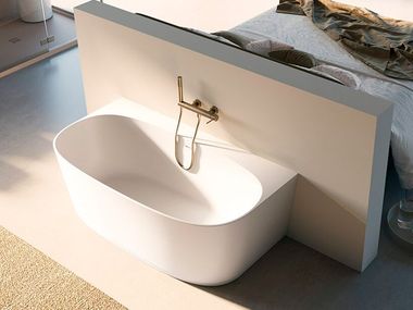 Oval Solid Surface bathtub SOVANA Colacril