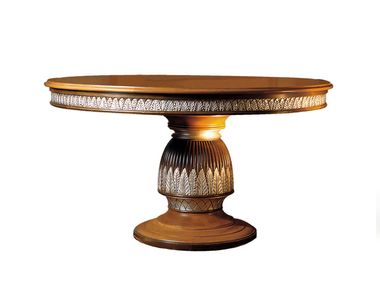 Round wooden table ATENEA Alexandra
