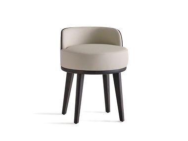 Low back leather vanity chair CLUB Alexandra