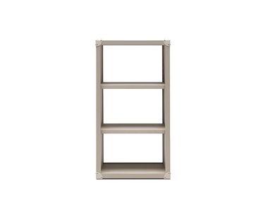 Freestanding Eco-leather bookcase COMPASS Alexandra