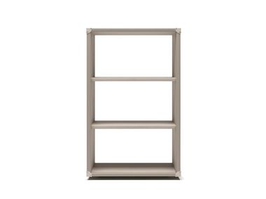 Open Eco-leather bookcase COMPASS Alexandra