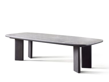 Rectangular marble table DECORTE Alexandra