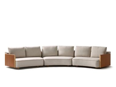Divano modulare curvo in tessuto GIGLIO Alexandra