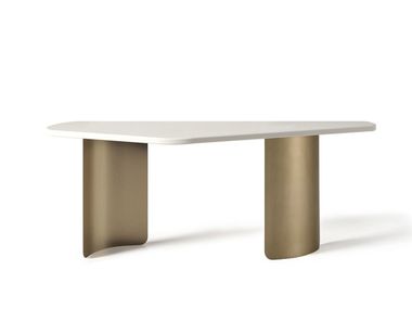 Konsolentisch aus Stahl und Holz ONDA Alexandra