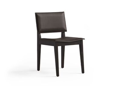 Sedia in pelle senza braccioli TEMPO Alexandra