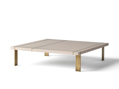 Tavolino basso quadrato in legno TEMPO Alexandra