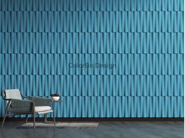 Wand- Akustikplatte aus PET 3D NEW WEAVE Colorbo
