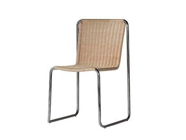 Silla patín en rattan sin brazos EDAN Commune