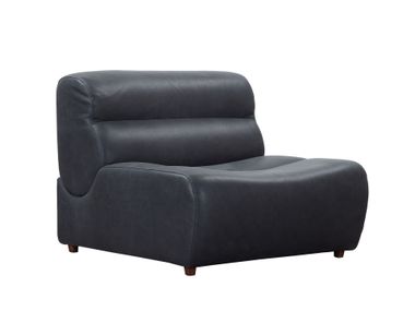 Leather armchair without armrests HOTEL PARADISO Commune