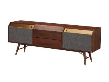 Wooden TV cabinet with drawers VOLTA Commune