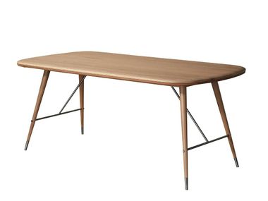 Rectangular oak dining table VOLTA Commune